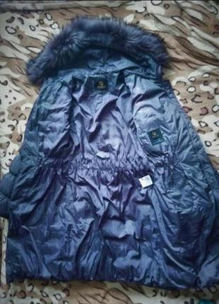 Теплое пальто пуховик куртка зима 48р.3 фото