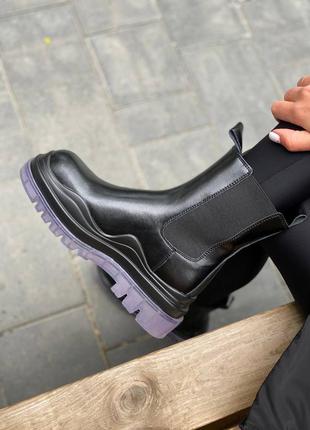 Bottega женские ботинки на флисе ❄️ ботиги4 фото