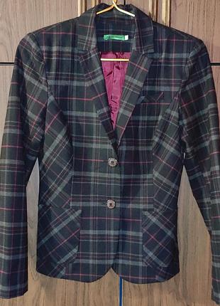Пиджак в клетку