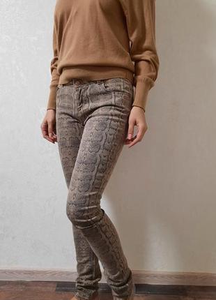 Джинси питоновые crafted