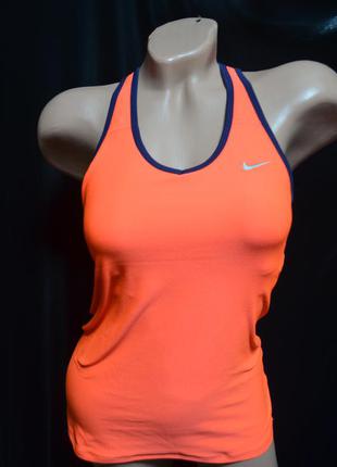 Яркая майка с топом для занятий спортом nike dri fit