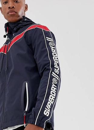 Водонепроникна спортивна куртка вітровка superdry2 фото