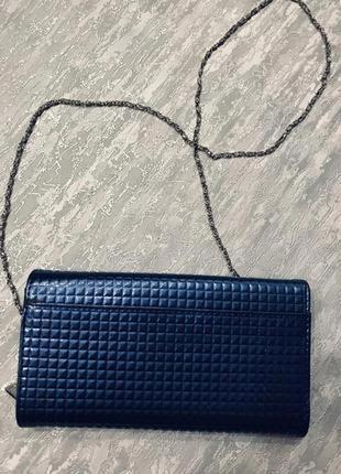 Синяя сумка/кошелёк/клатч9 фото