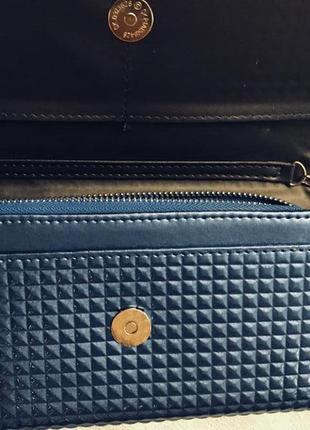 Синяя сумка/кошелёк/клатч8 фото