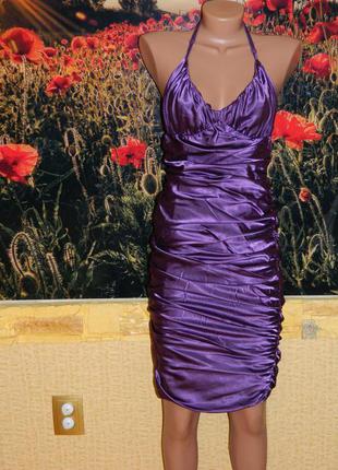 Р. 42-44 плаття чорне атласне vivir