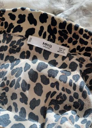 Стильное леопардовое платье с пояском5 фото