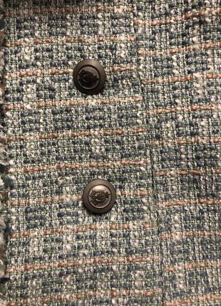 Стильний піджак, жакет в стилі шанель . укорочений піджак з тканини букле6 фото