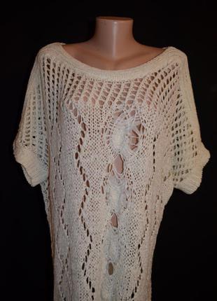 Ажурный свитерок кольчуга от next 2