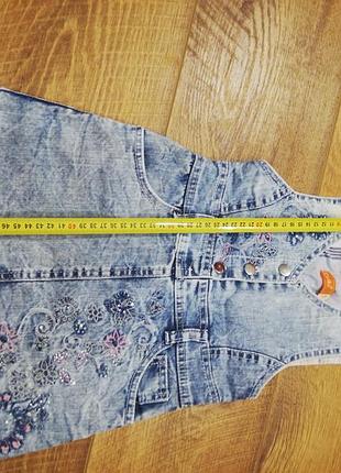 Джинсовий комбинезон сарафан 2