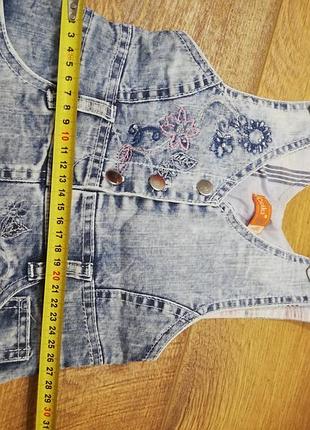 Джинсовий комбинезон сарафан 4