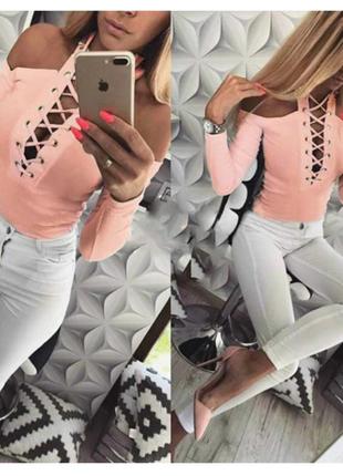 Кофта з шнурівкою