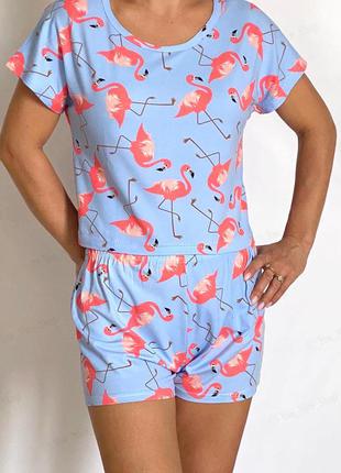 Пижама в фламинго