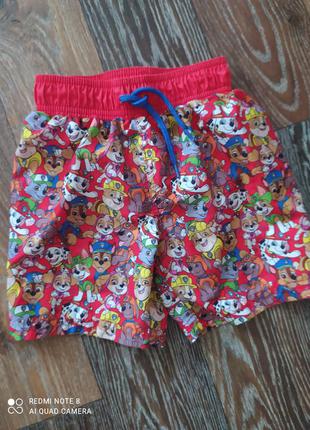 Пляжные, купальные шорты на 3-4 года