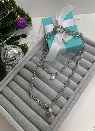 Цепь, украшение наш шею в стиле tiffani💫