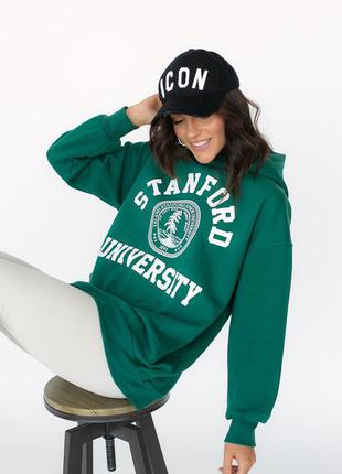 Хуліган теплий фліс капюшон напис видовжене бавовна туреччина