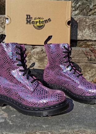 Ботинки кожаные dr.martens 1460 pascal purple (art. 26077500) оригинал!