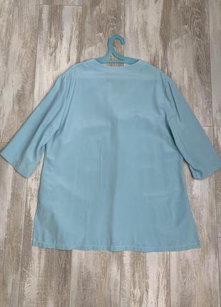 Стильна шовкова блуза із щільного 100% шовку louben.2 фото