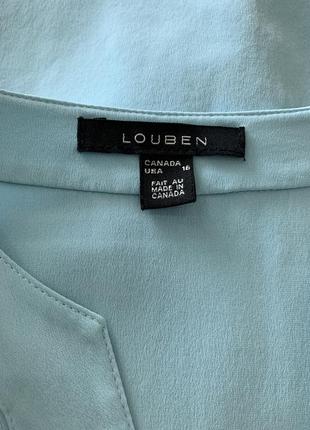 Стильная шелковая блуза  из плотного 100% шелка louben.3 фото
