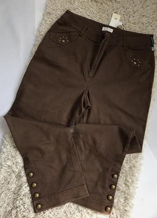 Коричневые брюки bonita / джинсы коричневые bonita2 фото