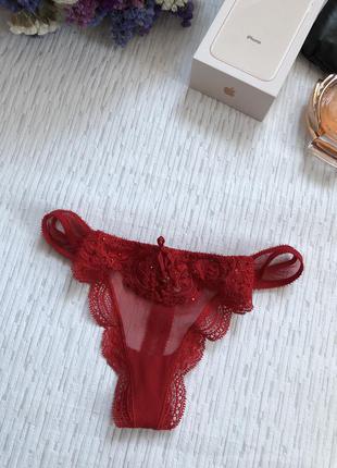 Трусики victoria's secret с стразами