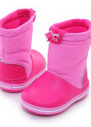 Детские сапоги crocs crocband lodgepoint snow boots, 100% оригинал3 фото