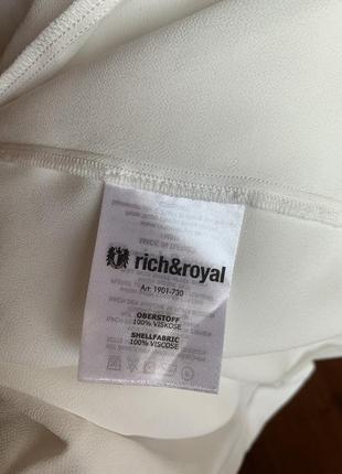 Удлинённая блузка rich &royal оригинал3 фото