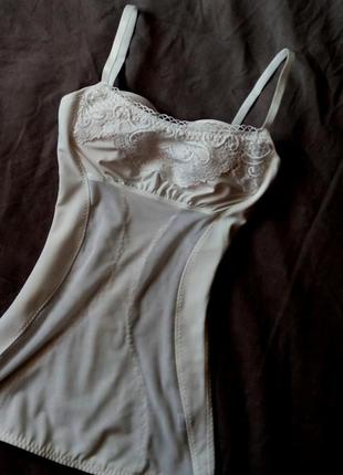 Сексуальная маечка - боди - утяжечка цвета айвори