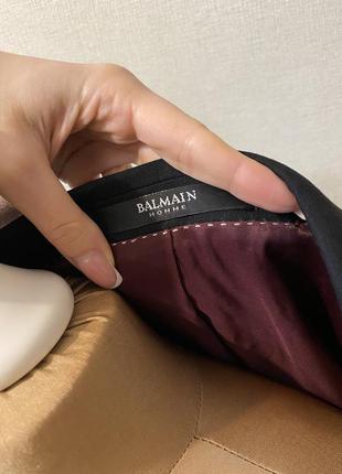 Balmain шерстяной пиджак 8