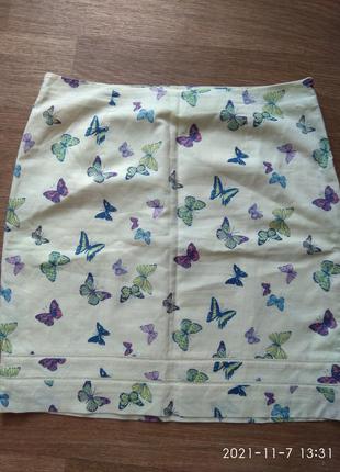 Шикарная льняная юбка laura ashley1 фото