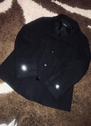 Базове вовняне елегантне пальто - піджак