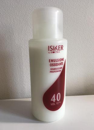 Окислювач для крем-фарб bioetika isiker emulsione ossidante 40 vol. 12%1 фото