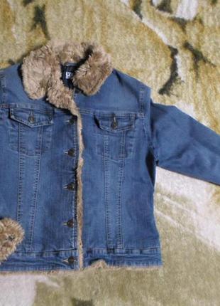 Куртка женская джинсовая с подкладкой
