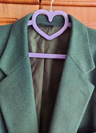 Розкішний вінтажний піджак, жакет смарагдовий yves saint laurent sportswear шерсть, кашемір4 фото
