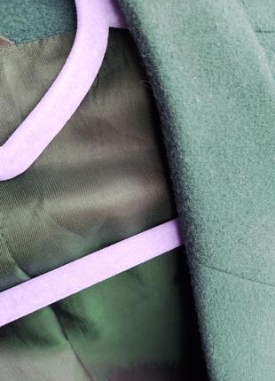 Розкішний вінтажний піджак, жакет смарагдовий yves saint laurent sportswear шерсть, кашемір5 фото