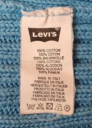 Голубая шапка бини levi's | levis beanie hat 3