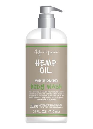 Американський органічний гель для душу renpure з конопляним маслом, 710ml
