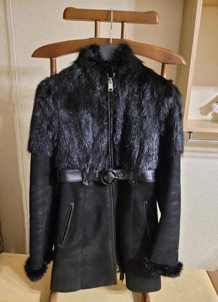 Дублянка з норки, з норковою жилеткою xs