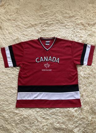 Футболка джерси jersey хокейна canada vancouver