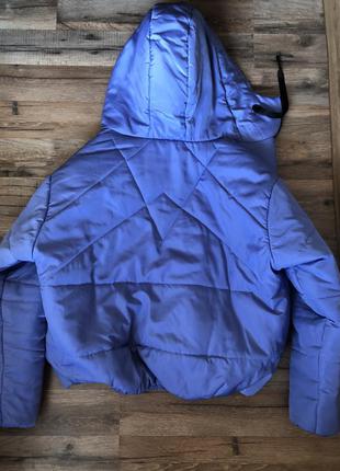 Синя курточка коротка2 фото