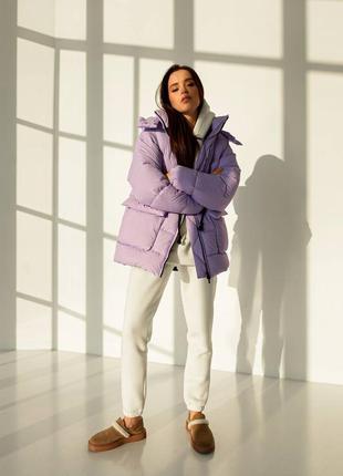 Стильный теплый пуховик-куртка🤩 высокого качества