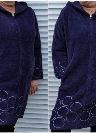 Шикарное стильное теплое пальто,кардиган.