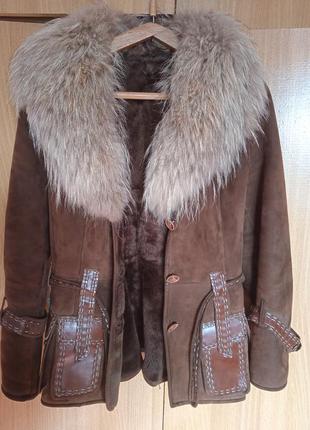 Куртка дубленка jaris leather & fur