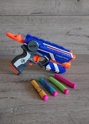 Детский пистолет nerf firestrike hasbro  23*14 см