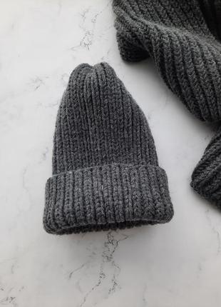 Жіноча зимова зимова тепла шапка зимові теплі рукавиці3 фото