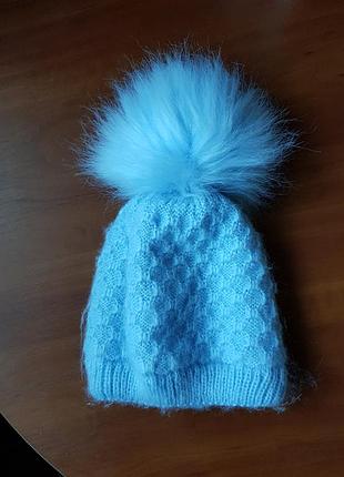 Шапка на девочку (6-12 мес)