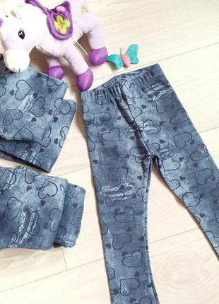 Утеплені лосини для дівчинки