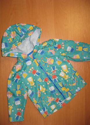 Ветровка на флисе "tu" размер 6-9 мес. рост 68-74 см.