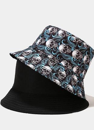 Панама двостороння череп і восьминіг унісекс