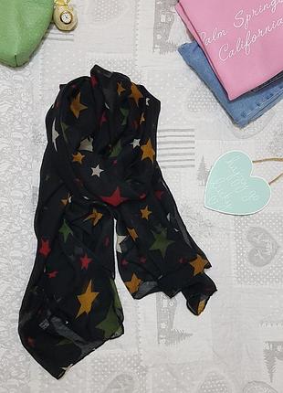 Стильный шарф со звездочками atmosphere