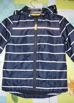 Ветровка на флисе "george" размер 1,5-2 года. рост 86-92 см.